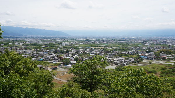 ループ橋の上からの景色