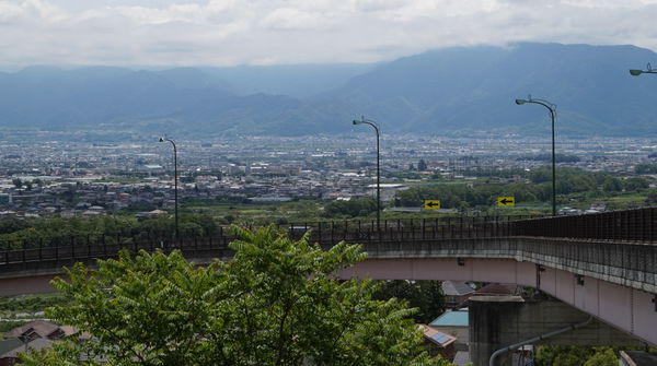 甲府盆地もくっきり見えます！