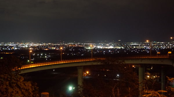 ループ橋からの夜景