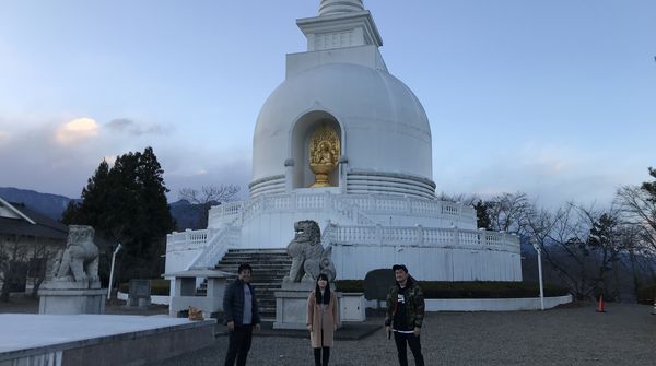 ついに発見！！日向山仏舎利塔